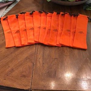 Authentic Hermès silverware dust covers 12 pc